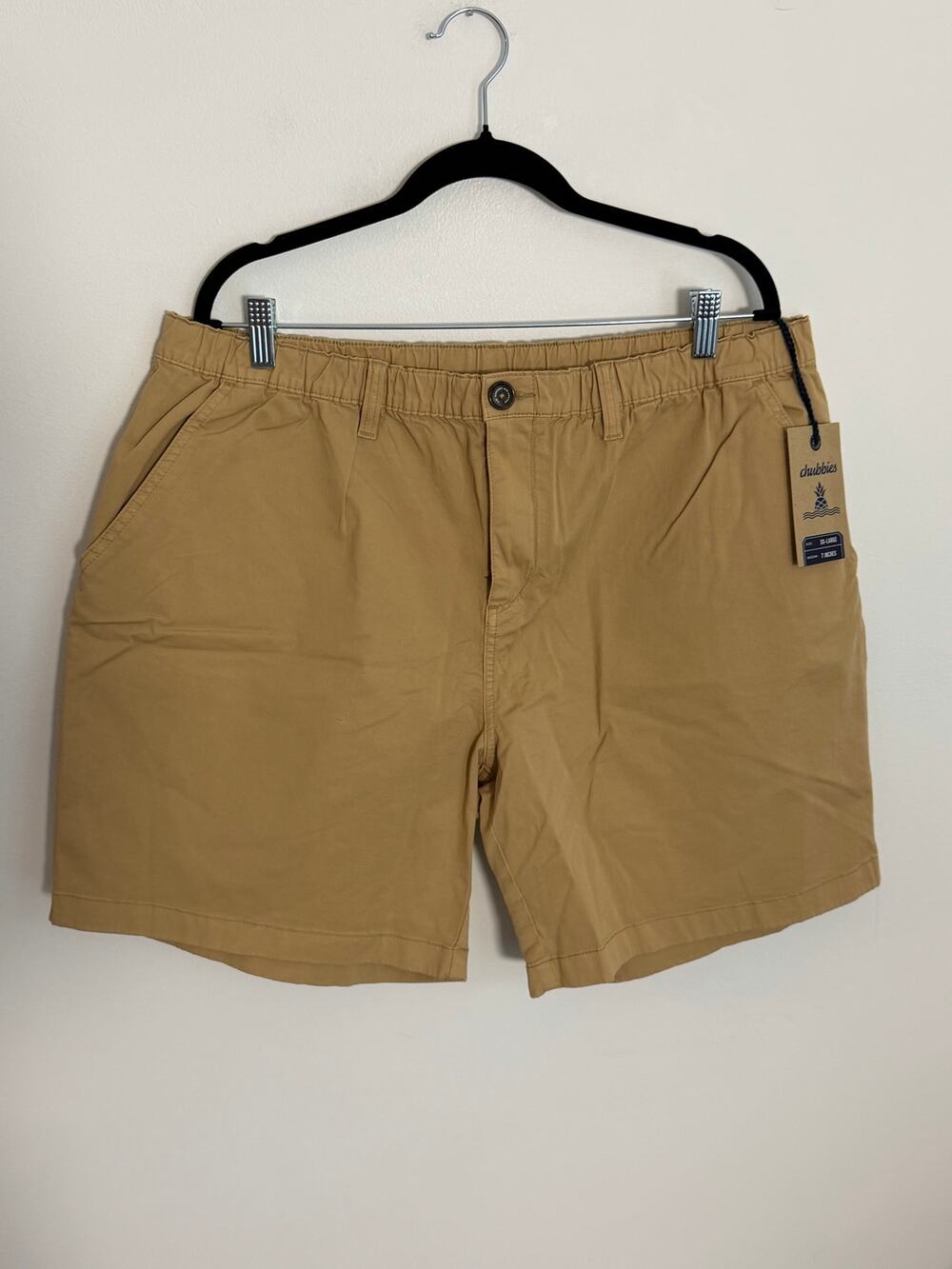 Chubbies Original Khaki shorts size XXL‎ 7" inseam NWT